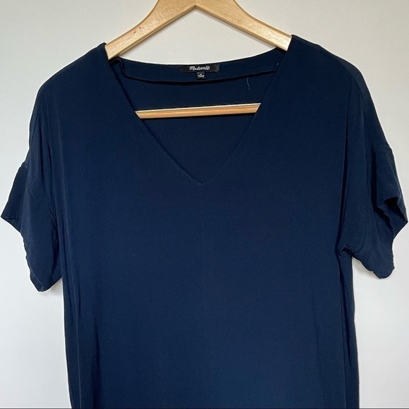 𝅺MADEWELL Novel V-Neck Shift Dress Size Small - Picture 5 of 11